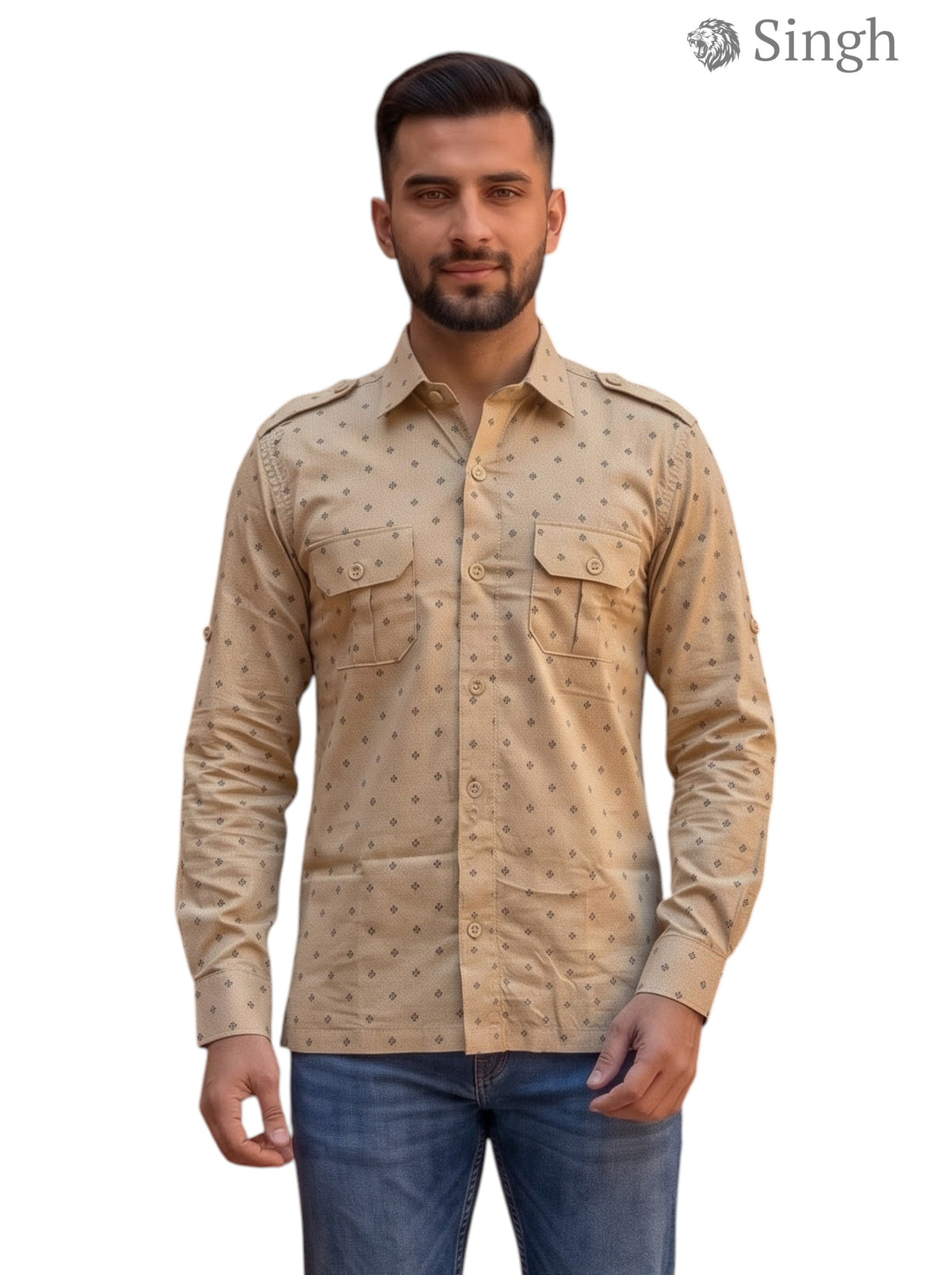 SINGH Hunting Shirts-1308-45 Luxury Royal Ethnic Wear