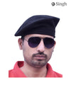 Singh Men's Beret Cap (Cotton)- Premium Royal Style