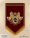 Shekhawat Logo – Royal Flag for Wedding & Home Decoration