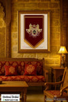 Shekhawat Logo – Royal Flag for Wedding & Home Decoration