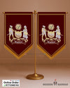 Sisodiya Logo – Royal Flag for Wedding & Home Decoration