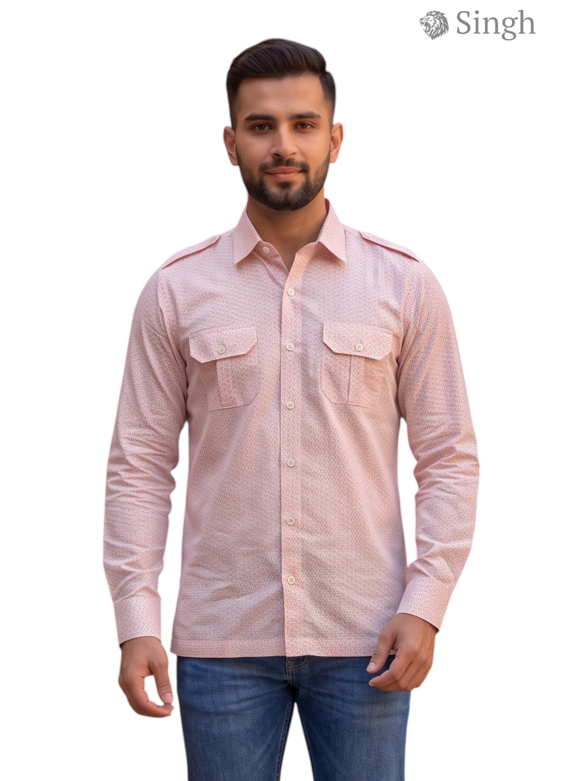 SINGH Luxury Hunting Shirts-1308-62 for Regal Style