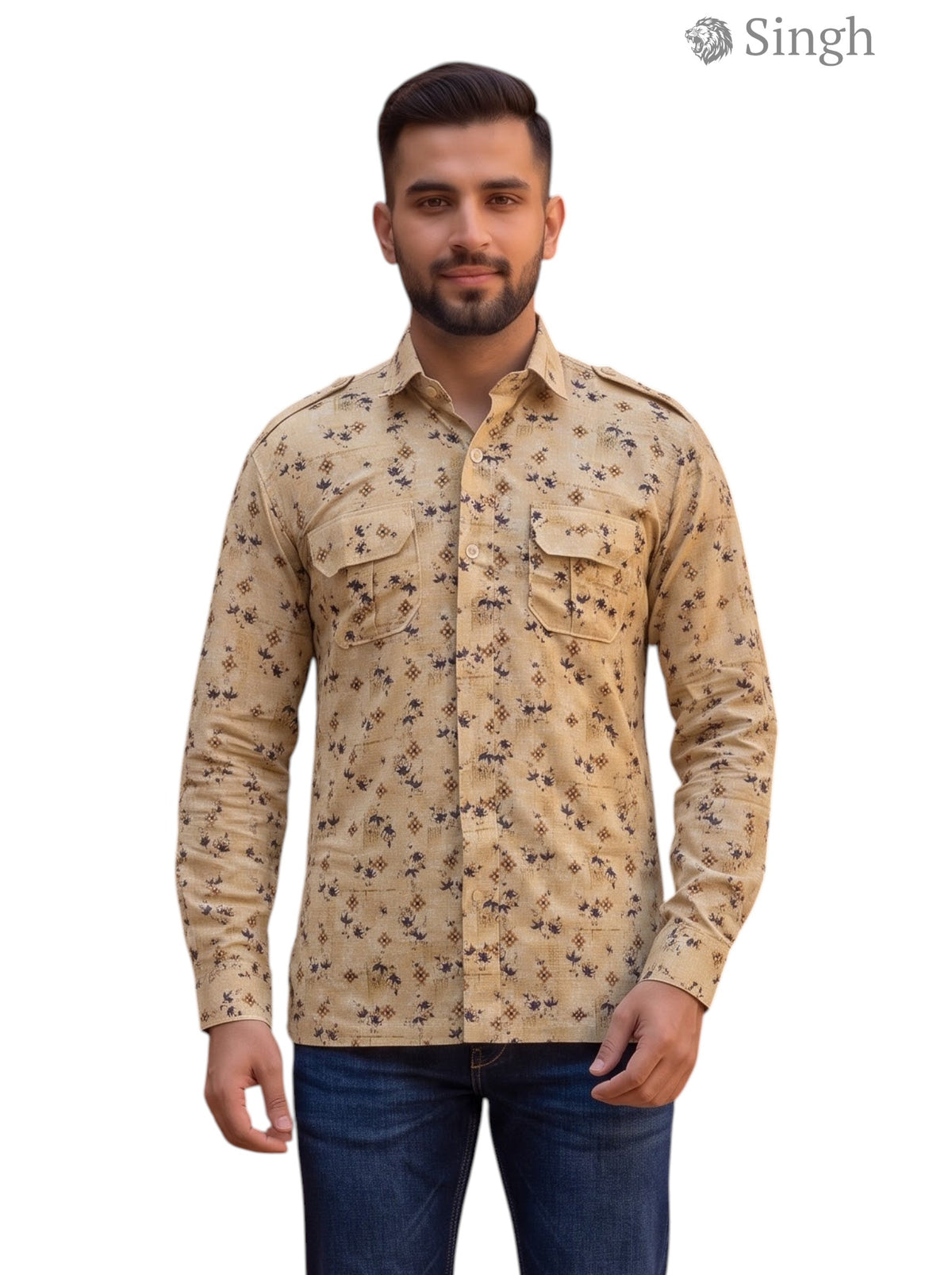 SINGH Luxury Hunting Shirts-1308-73 for Regal Style