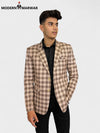 Stylish Blazer for Men Tweed Blazer-21-5020-2102