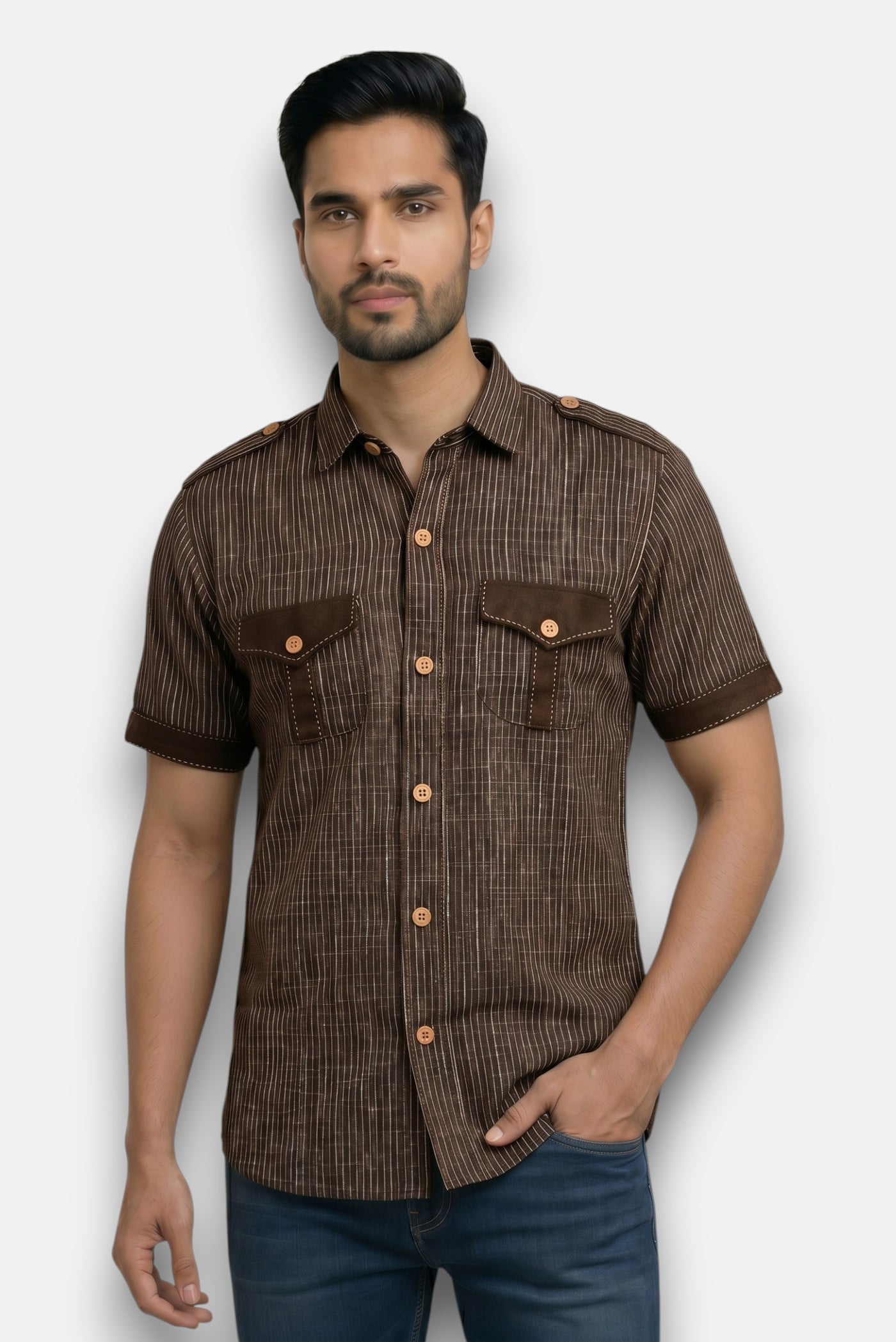 SINGH Men's Hunting Shirts - Premium Regal Elegance