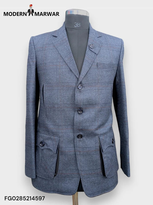 BLEZER 4B-2025-SG-UW-PLAIN-146-14 - M Blazer