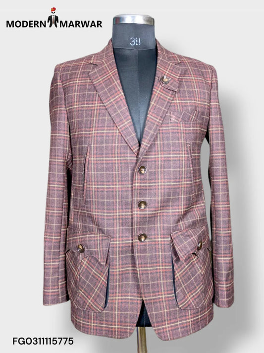 BLEZER 4B-2025-SG-UW-PLAIN-146-21 - M Blazer