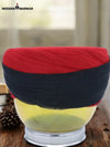 Men's cotton safa turban from MODERN MARWAR in red and black for traditional attire