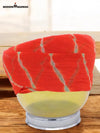Red cotton safa turban with intricate design perfect for traditional occasions