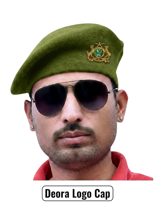 Deora logo & Beret Cap By Singh Brand