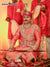 Traditional designer sherwani angarkha online in vibrant pink with intricate embroidery and regal accessories