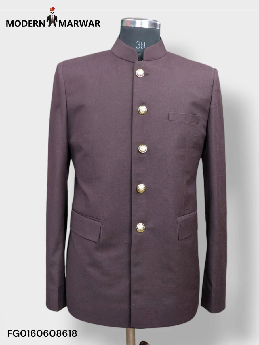 H.LEWIS-2021-SG-UW-PLN-161-01 - M Jodhpuri Suit