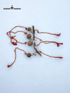 Handcrafted Kankan Dora with colorful beads and tassels for traditional accessory lovers