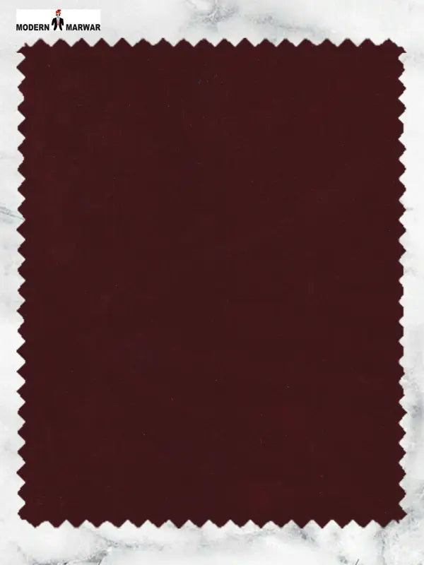 HARD VELVET - MAROON - SUITING 6