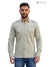 M Hunting Shirts in khaki color with cotton fabric, front view - HUNTING SHIRTS-1310-239