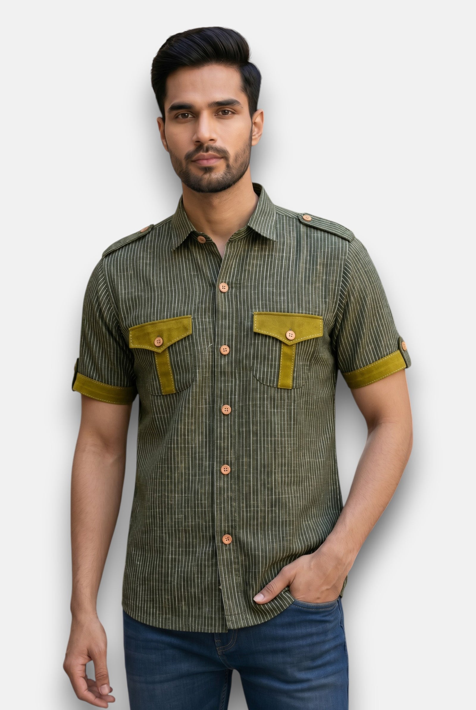 SINGH Men's Hunting Shirts - Premium Regal Elegance