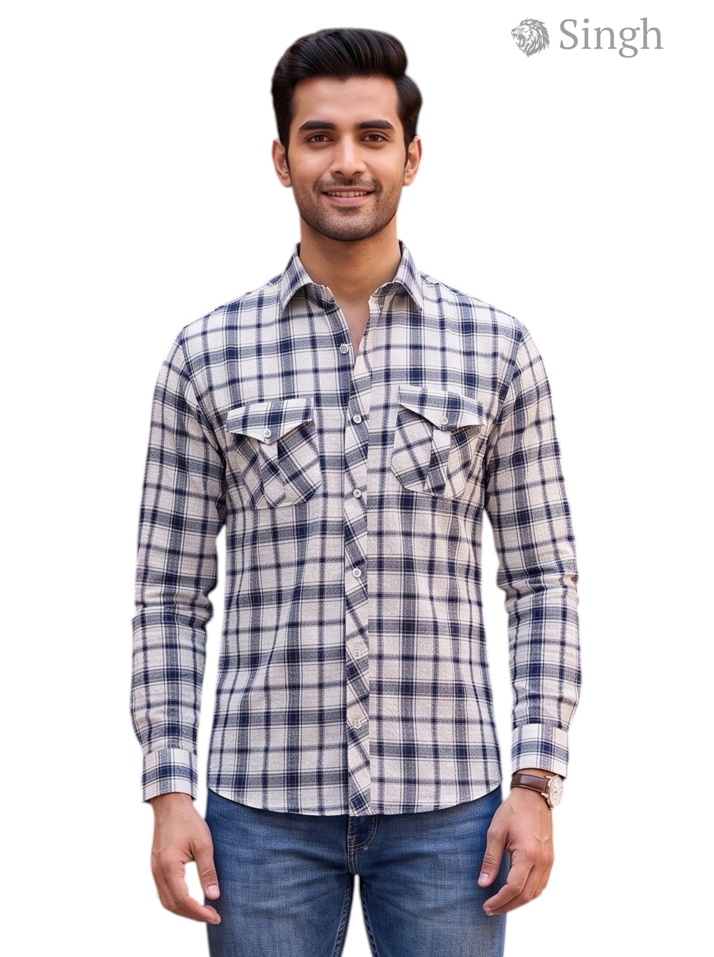 SINGH SHIRT(MENS)-2P-26-5044-7