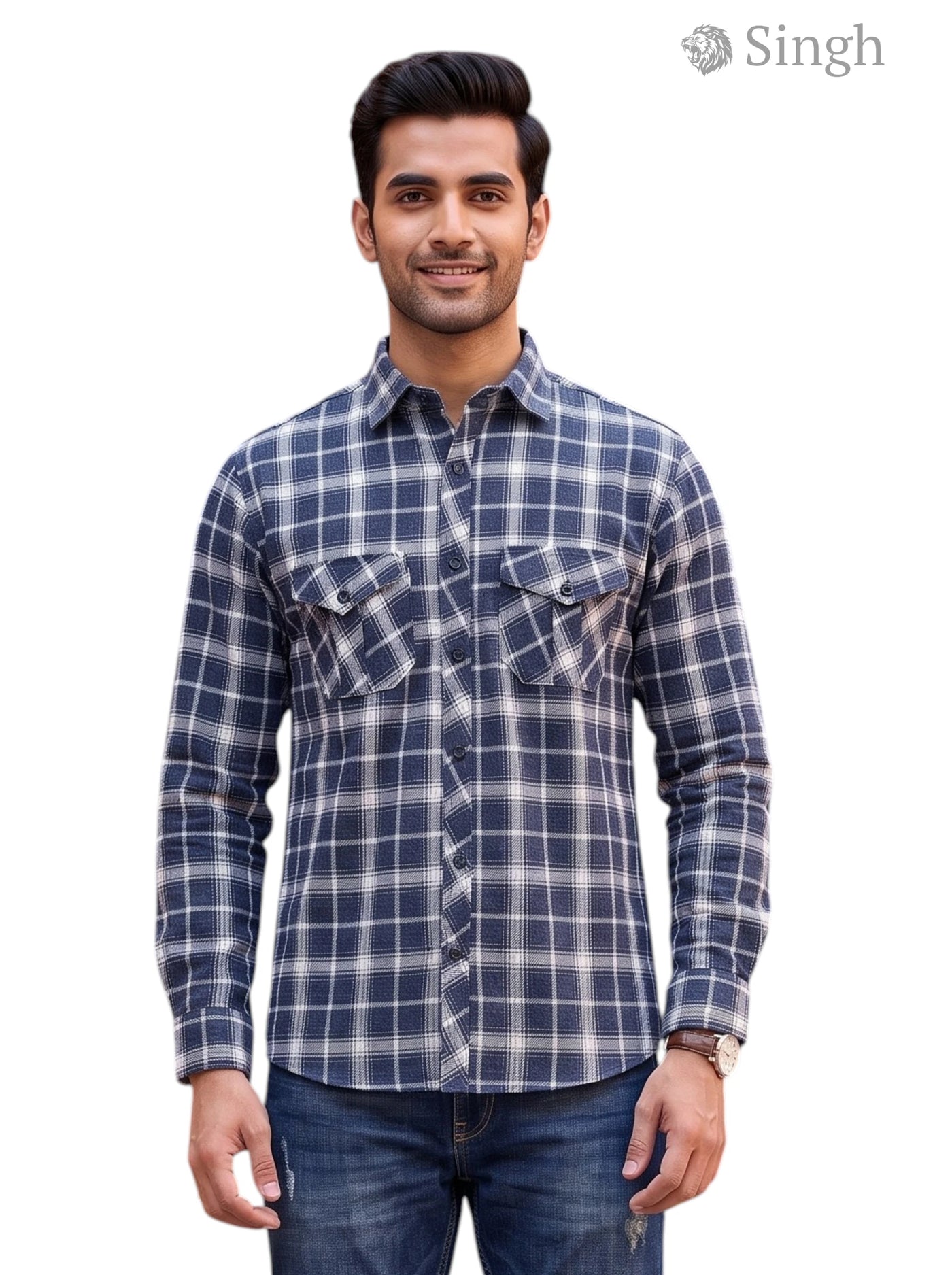 SINGH SHIRT(MENS)-2P-26-5044-8