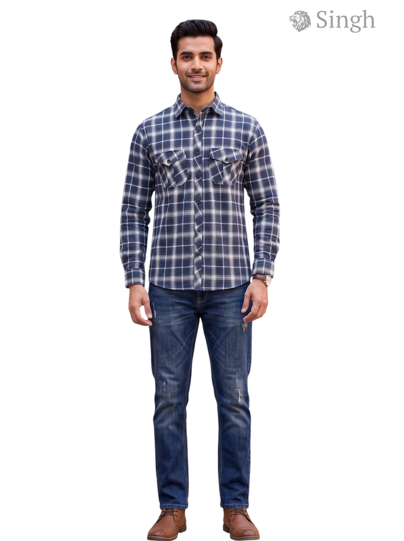 SINGH SHIRT(MENS)-2P-26-5044-8