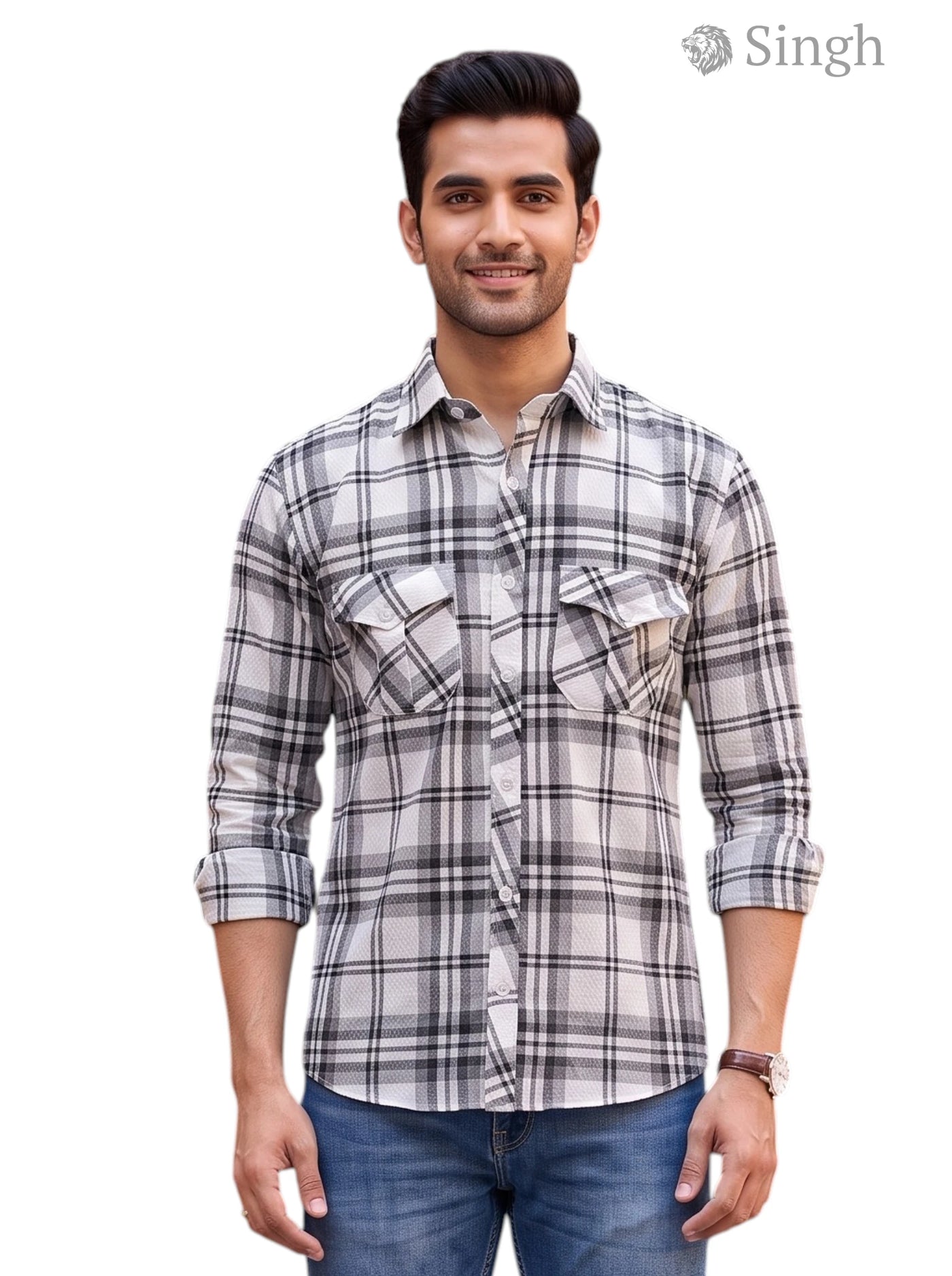 SINGH SHIRT(MENS)-2P-26-5044-11