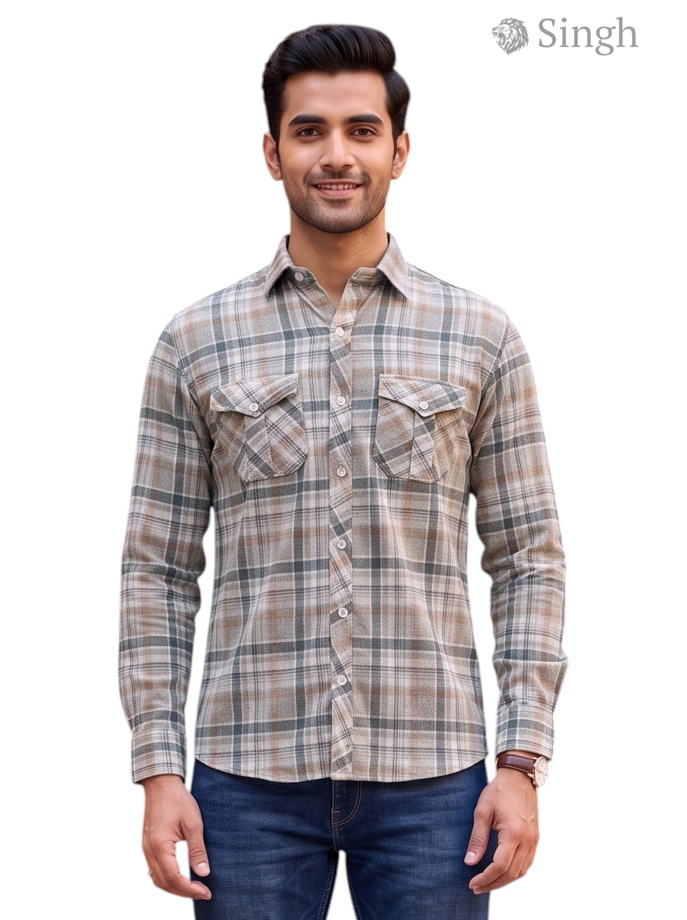SINGH SHIRT(MENS)-2P-26-5044-1