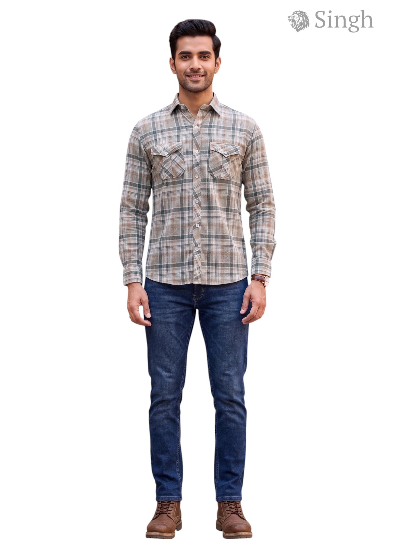 SINGH SHIRT(MENS)-2P-26-5044-1