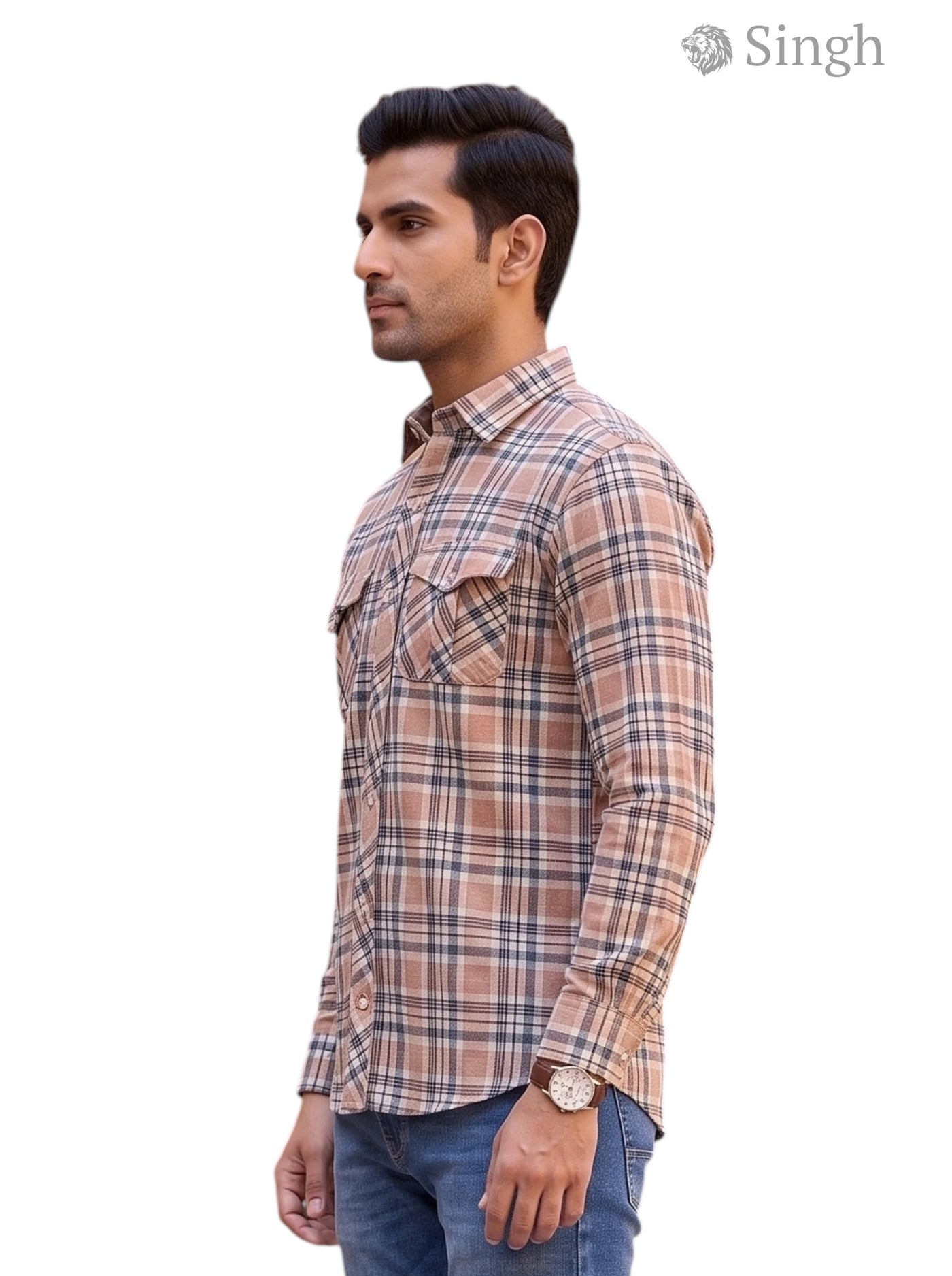 SINGH SHIRT(MENS)-2P-26-5044-5