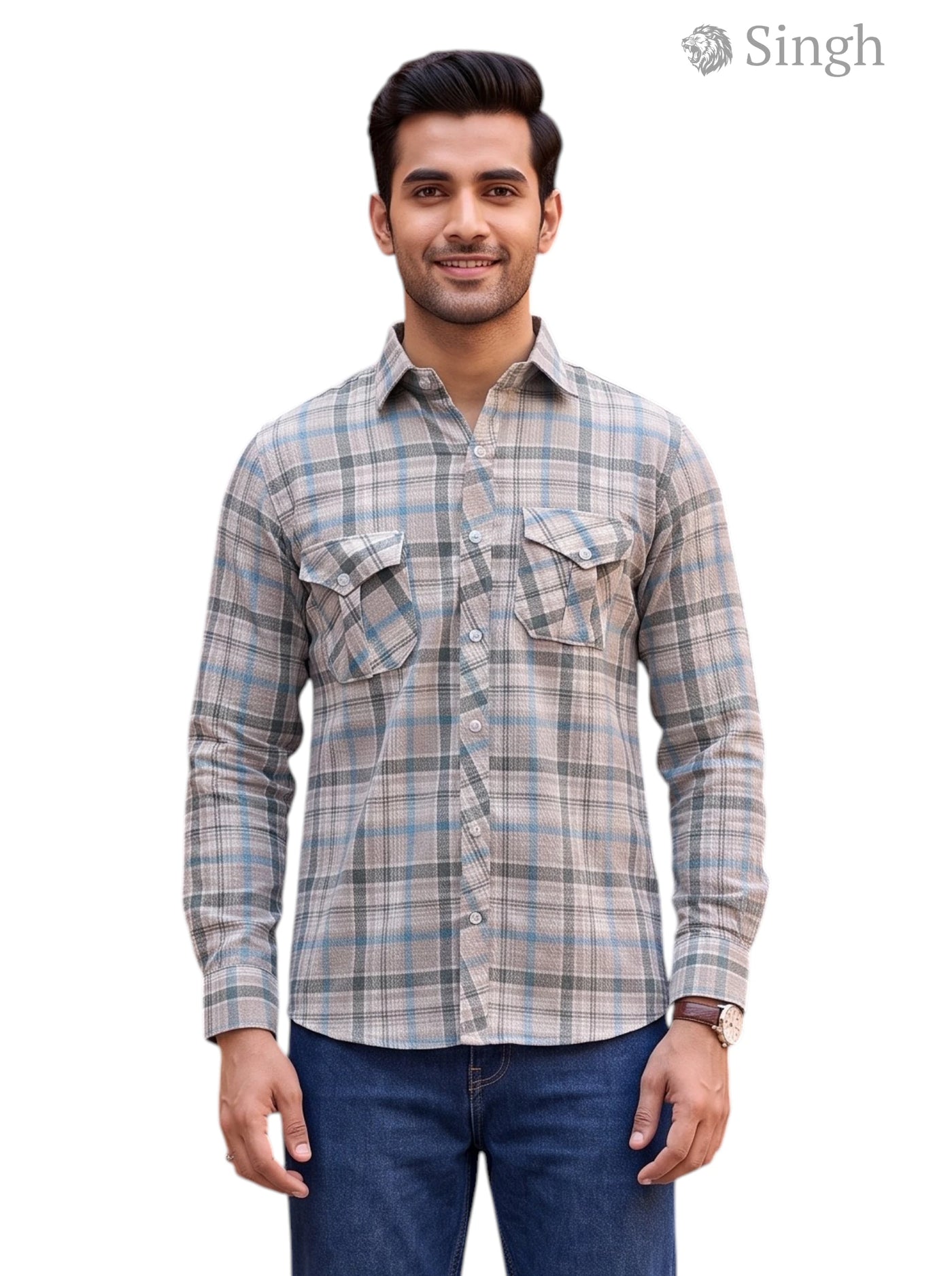 SINGH SHIRT(MENS)-2P-26-5044-3