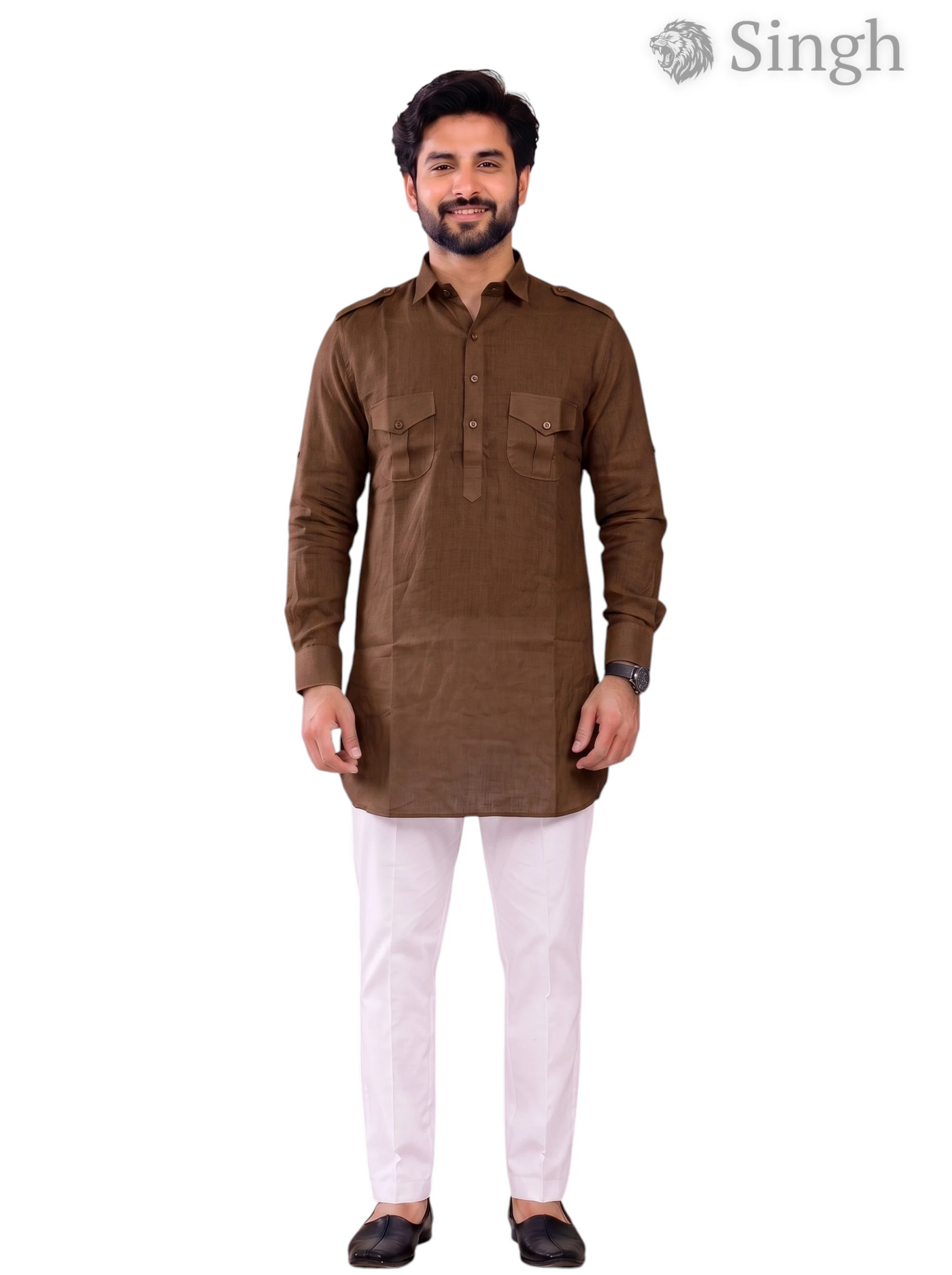 Singh JK FULL-10-102-3 Men's Kurta for Royal Occasions