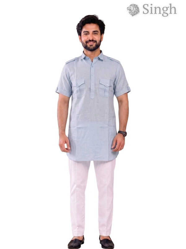 Singh JK HALF-10-101-3 Men's Kurta for Royal Occasions