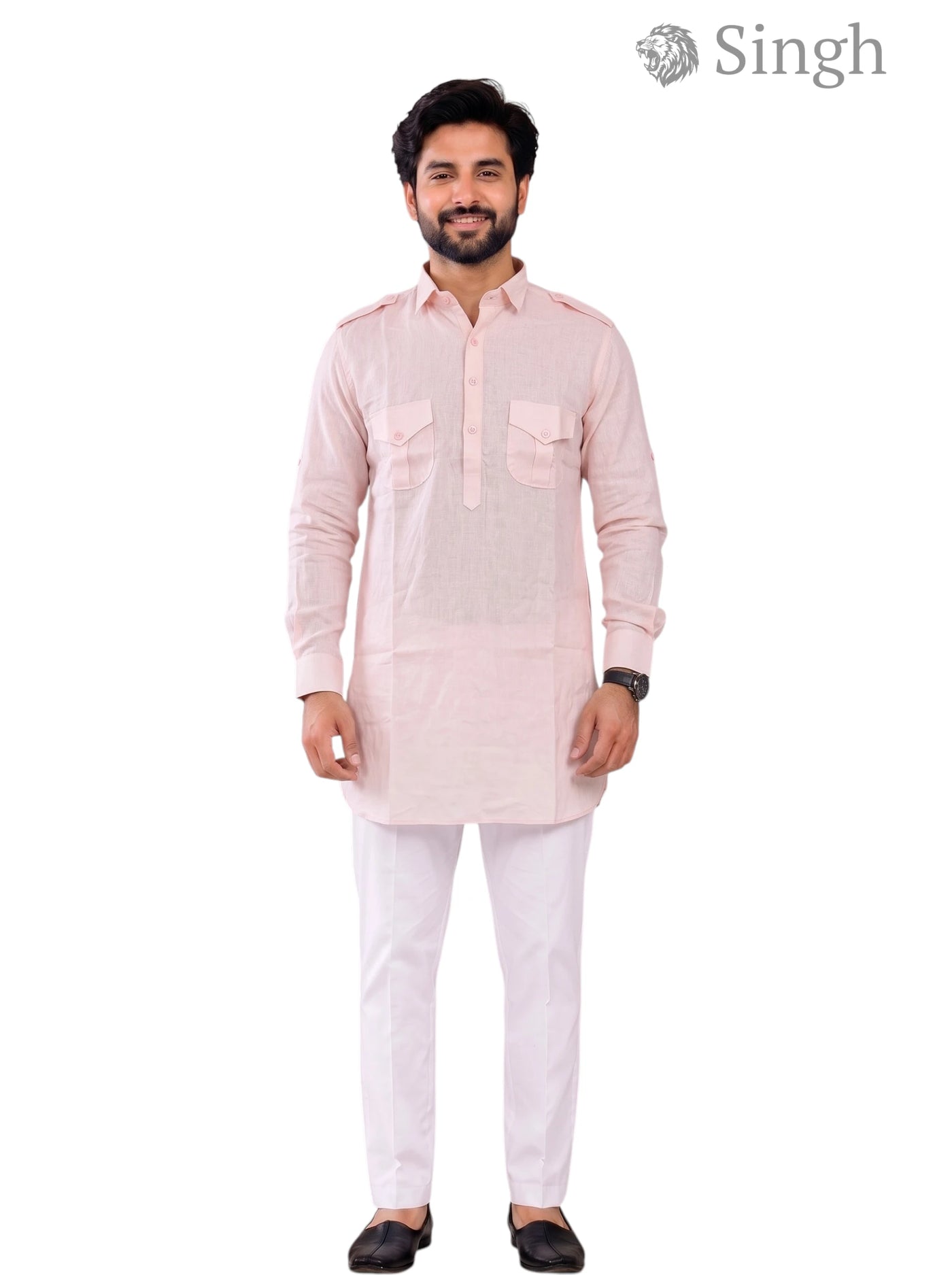 Singh JK FULL-10-102-3 Men's Kurta for Royal Occasions