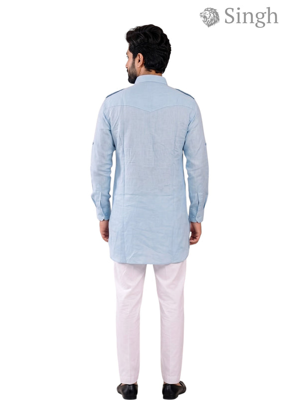 Singh JK FULL-10-102-3 Men's Kurta for Royal Occasions