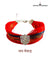 Default red multicolor fabric Jai Mewar moli bracelet from SINGH in a stylish angle