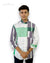 Modern Marwar men's casual shirt in green and purple plaid design, perfect for relaxed outings