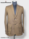 Brown premium gun pocket blazer from Modern Marwar with stylish pockets and tailored fit