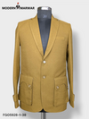 Modern Marwar premium gun pocket blazer in tan with stylish design and practical pockets