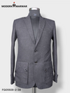 Modern Marwar premium gun pocket blazer in gray featuring stylish front pockets and a tailored fit