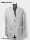 Modern Marwar premium gun pocket blazer in light grey with stylish buttons and pockets