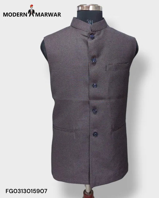 MEN’S SIMPLE KOTI-296-13 - M Nahru Jacket