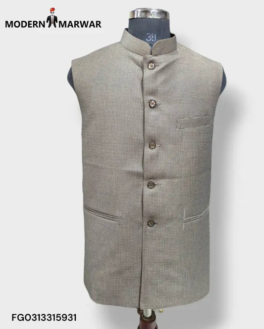 MEN’S SIMPLE KOTI-296-16 - M Nahru Jacket