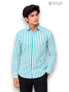 Turquoise / White