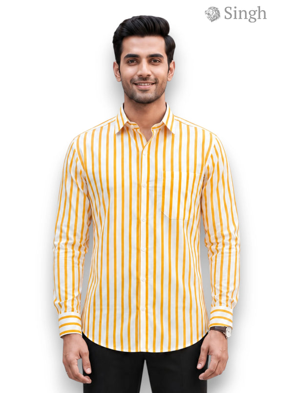 SINGH Vertical Striped Shirt – 15-114-1