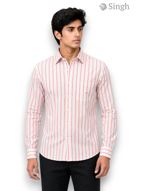 SINGH Vertical Striped Shirt – 15-114-1