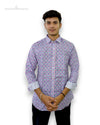 Stylish casual shirt men in vibrant pattern from Modern Marwar with a contemporary fit