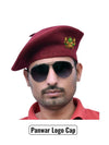 Panwar Logo & Beret Cap By Singh Brand