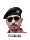 Panwar Logo & Beret Cap By Singh Brand