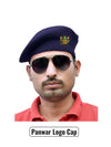 Panwar Logo & Beret Cap By Singh Brand