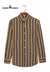 Modern Marwar premium men's striped shirts in yellow and blue with a stylish design and button closure