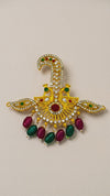 Singh KILNGI-3101-33 Royal Peacock Brooch for Weddings