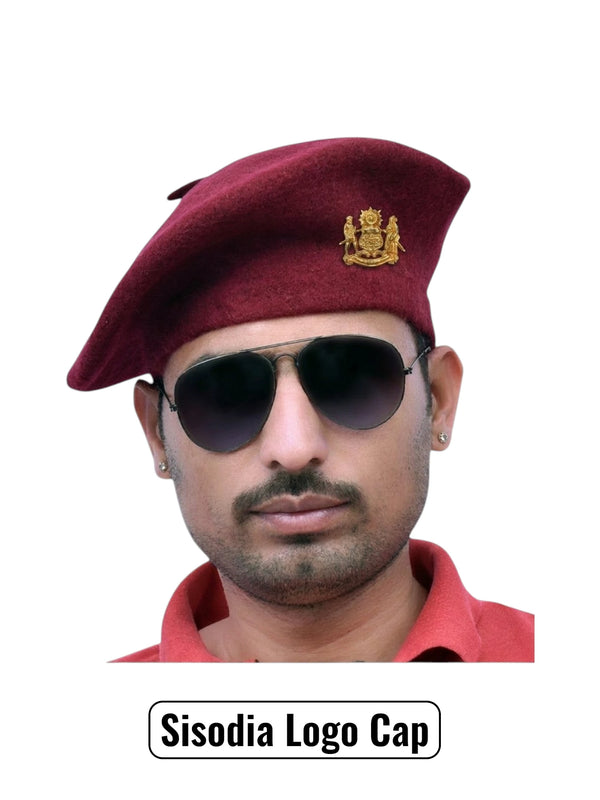 Sisodiye Lobo & Beret Cap - Regal Heritage Style